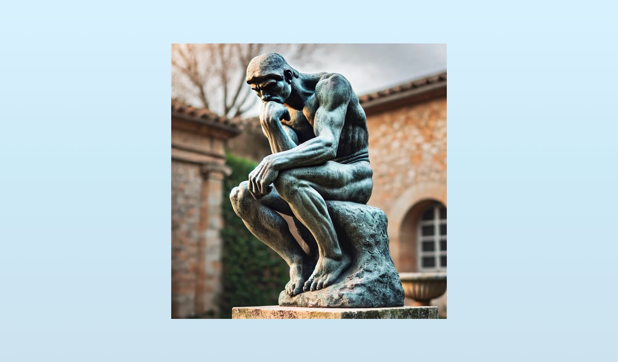 The image DALL-E created from the above prompt.